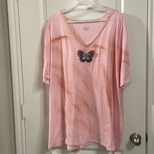 Lane Bryant Butterfly tee size 26/28